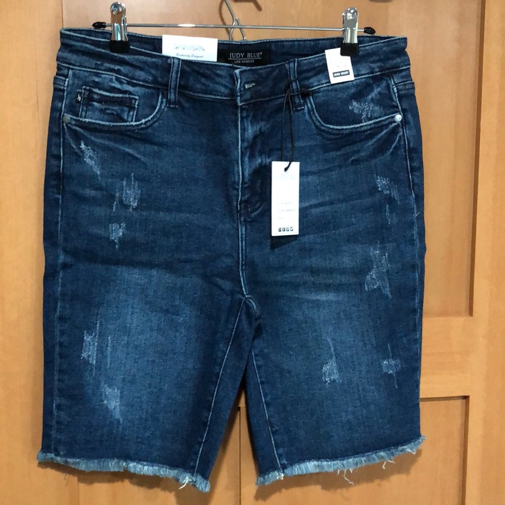 NWT Judy Blue Bermuda shorts high waist XL